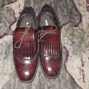 Oxford loafers (maroon)